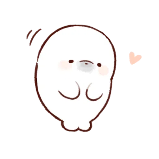 Soft and cute seal - Sticker 4