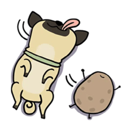 Kawaii Potato - Sticker 6