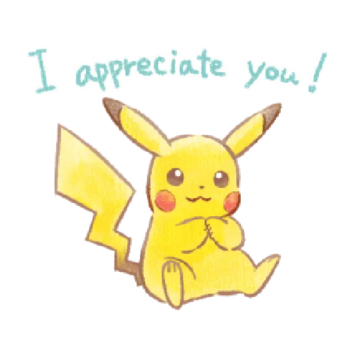 Pikachu Greetings p1 - Sticker 8