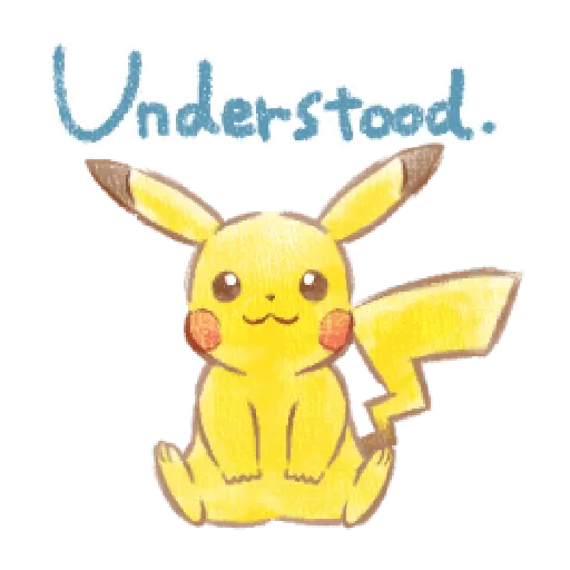 Pikachu Greetings p1 - Sticker