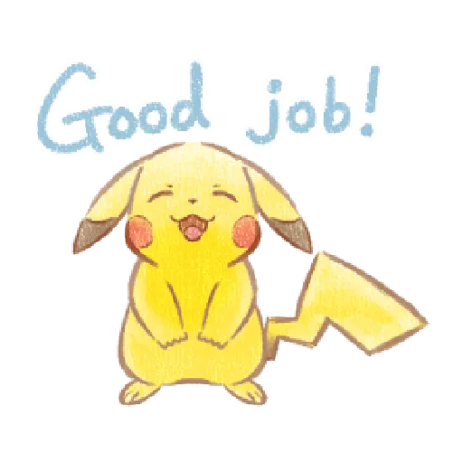 Pikachu Greetings p1 - Sticker 6