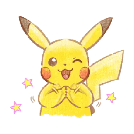Pikachu Greetings p1- Sticker
