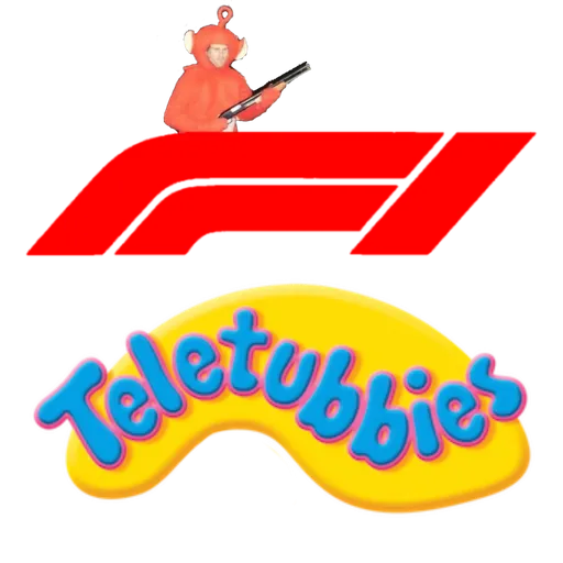 F1 teletubbies (every team)- Sticker