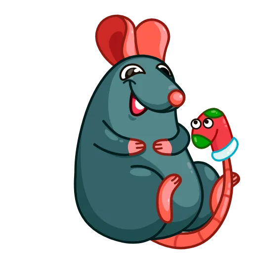 Mr. Christmas Rat - Sticker 3