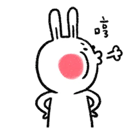 懶散兔與啾先生 - Sticker 3