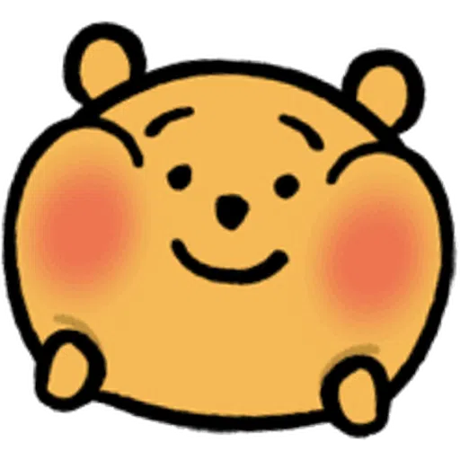 Pooh head - Sticker 7