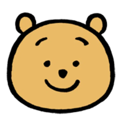 Pooh head - Sticker 1