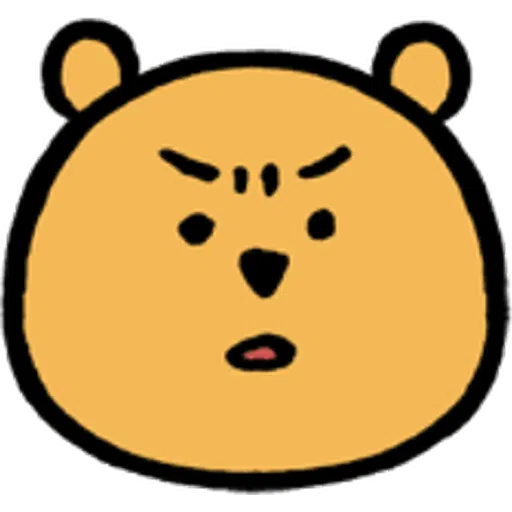 Pooh head - Sticker 4
