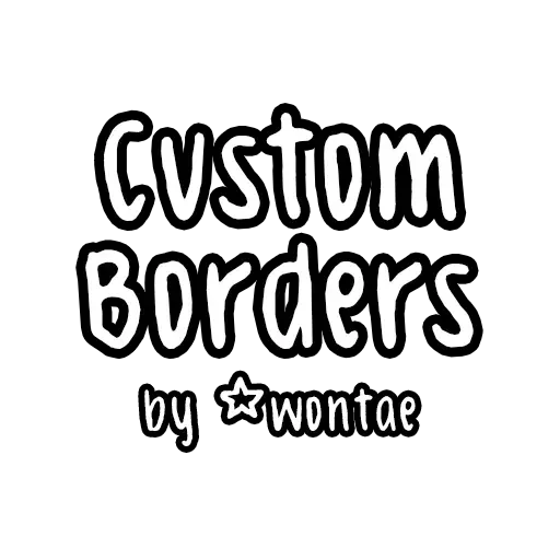 custom borders- Sticker
