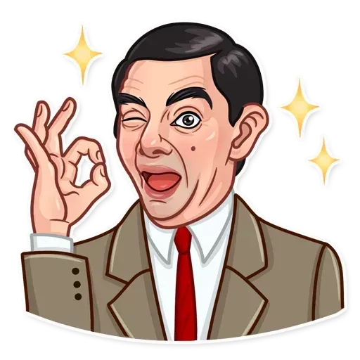 Mr. Bean- Sticker