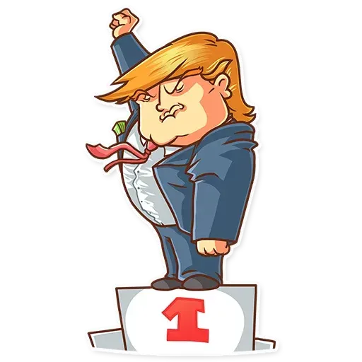Clinton vs. Trump - Sticker 5