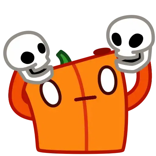 Pumpkin Cube - Sticker 6