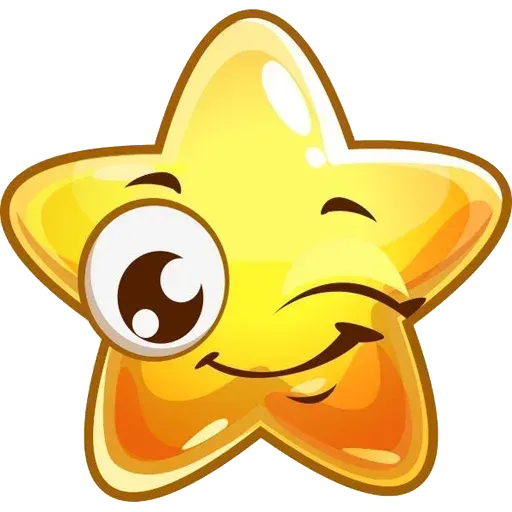 Emoji Stars- Sticker