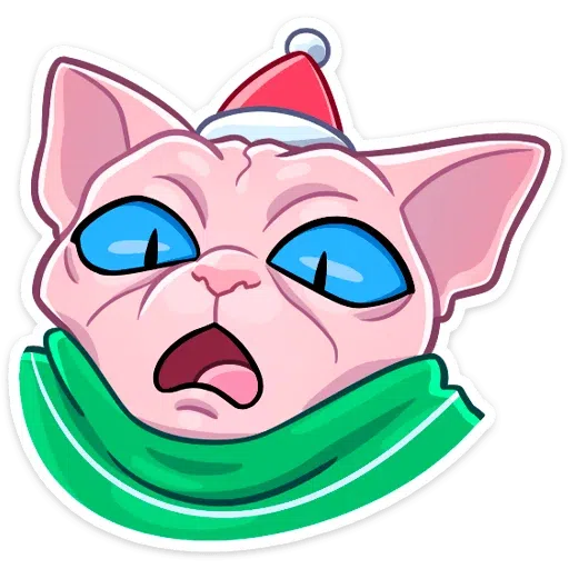 Angry catty- Sticker