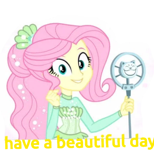 My little pony friendship is magic and my little pony equestria girls---- Fluttershy - Sticker 5