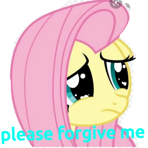 My little pony friendship is magic and my little pony equestria girls---- Fluttershy - Sticker 7