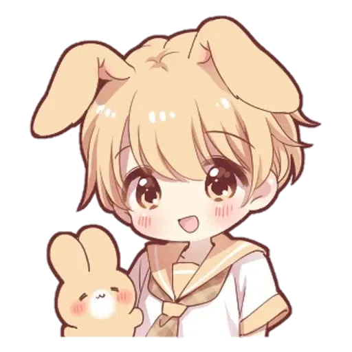Bunny Boy 3- Sticker