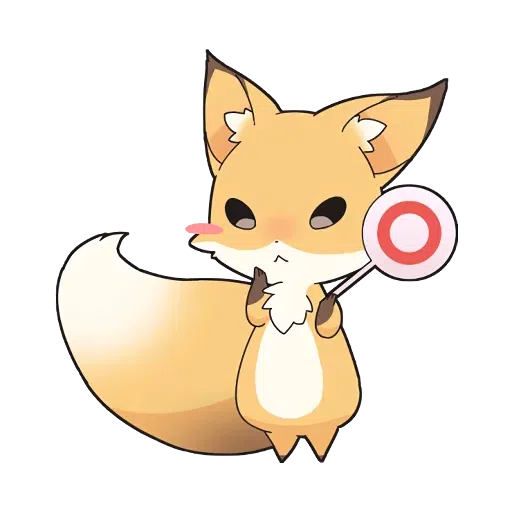 Girly Fox - Sticker 7