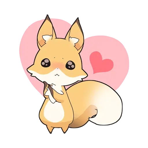 Girly Fox- Sticker