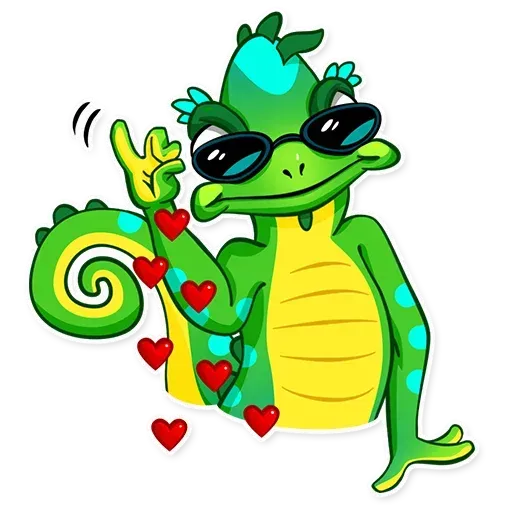 Chameleon- Sticker