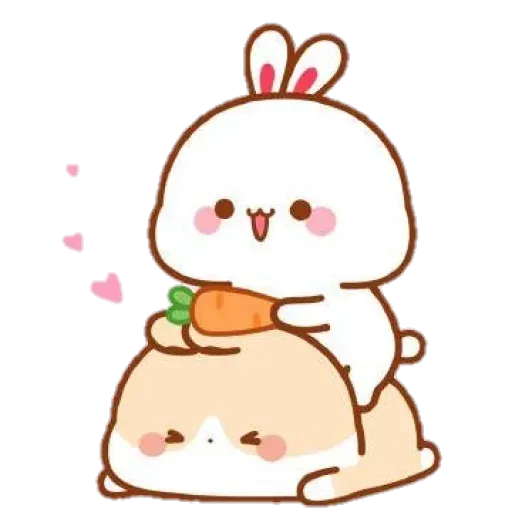 cute rabbit - Sticker 5