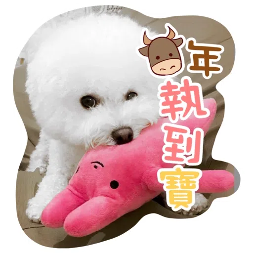 Kira Chan CNY 小新粒子賀年貼紙 - Sticker 6