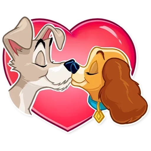 Lady and the Tramp- Sticker