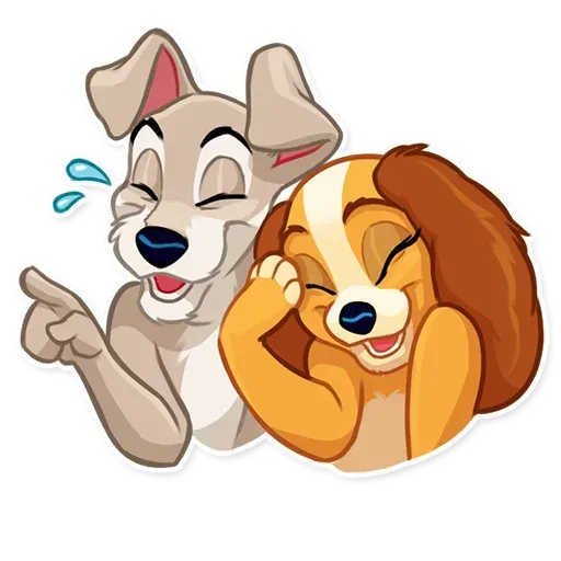 Lady and the Tramp - Sticker 2